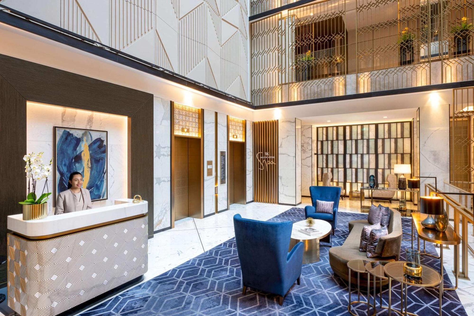 Waldorf Astoria Kuwait Otel Kuveyt Dış mekan fotoğraf The lobby of the hotel